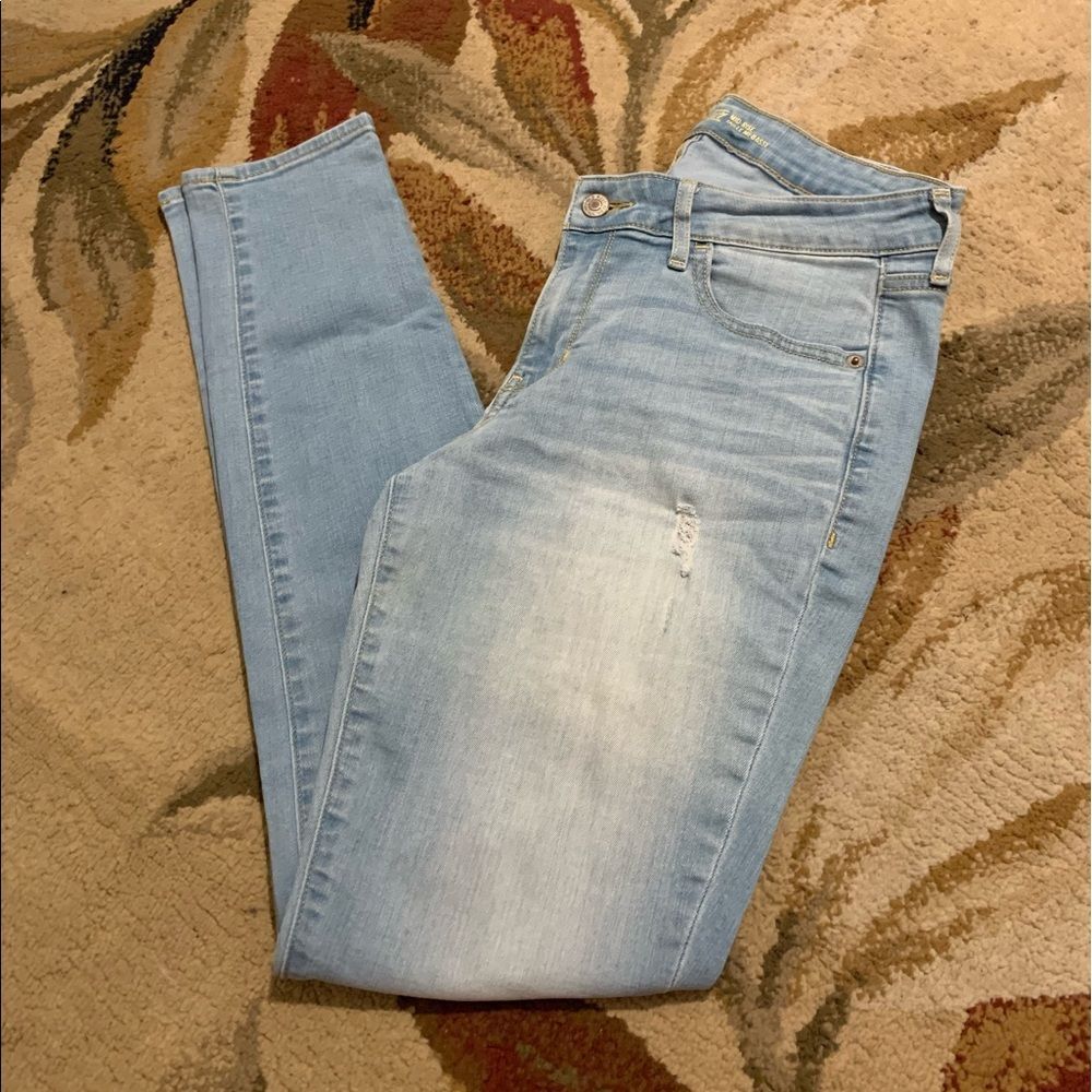 Old Navy rockstar mid rise talle jeans size 8 R